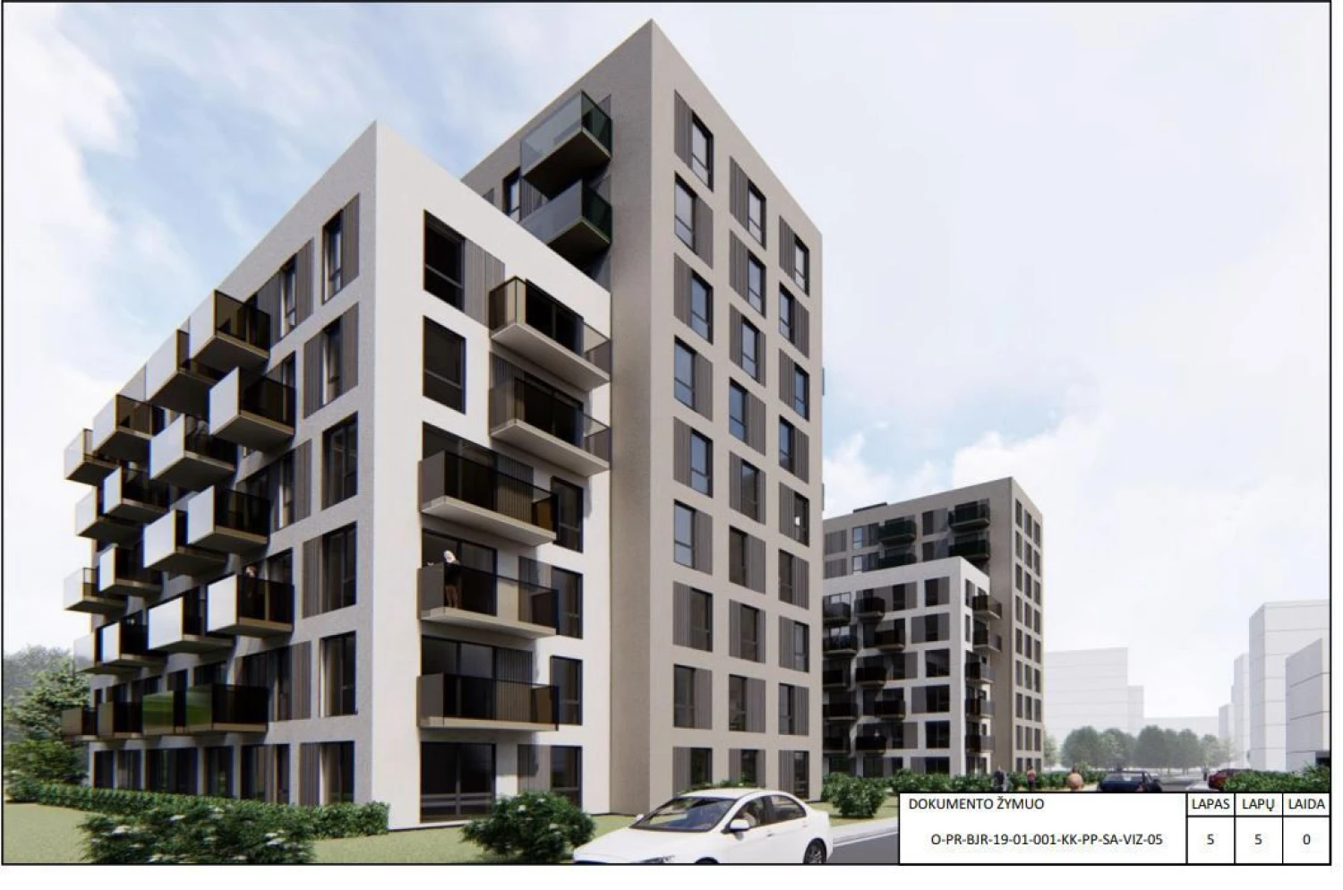 Bendrovės vizualizacija.