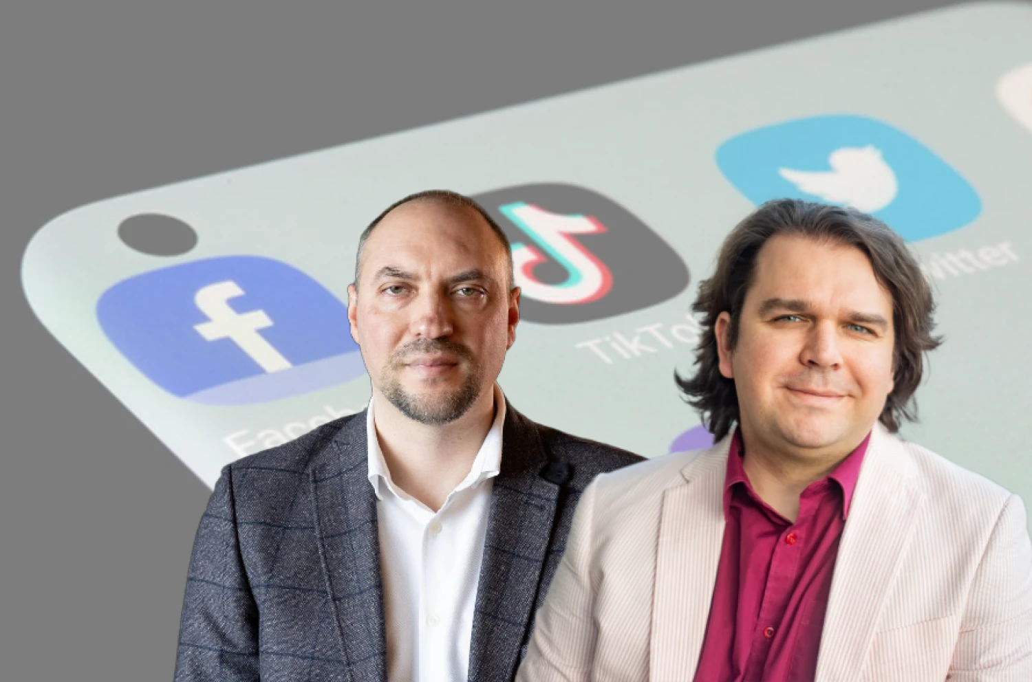 Iš kairės: Viktoras Denisenko, Generolo Jono Žemaičio Lietuvos karo akademijos docentas; Ignas Kalpokas, Vytauto Didžiojo universiteto docentas. VŽ koliažas.