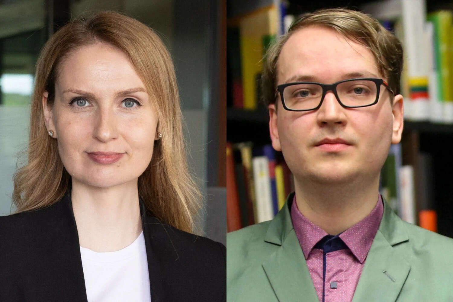 Rima Urbonaitė Mykolo Romerio universiteto politologė, Matas Baltrukevičius, Vilniaus politikos analizės instituto asocijuotasis analitikas. VŽ koliažas.