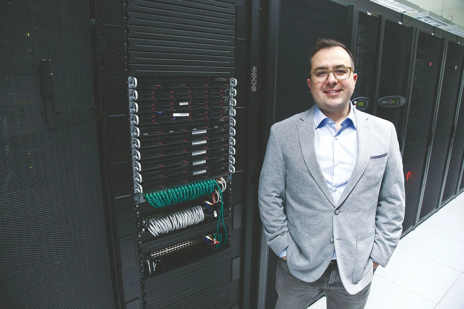 Arnas Stuopelis, UAB „Hostinger“ valdybos pirmininkas, sako, kad šiemet Lietuvoje įmonė į serverius investavo 120.000 Eur ir pritraukė 300 klientų. Vladimiro Ivanovo (VŽ) nuotr.