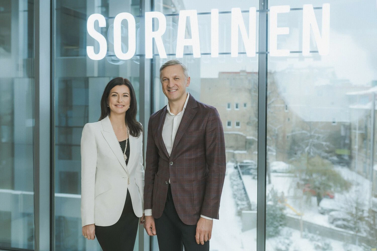 L. Skibarka, „Sorainen“ partneris, valdybos narys, ir E. Berlaus, vadovaujančioji partnerė. Įmonės nuotr.