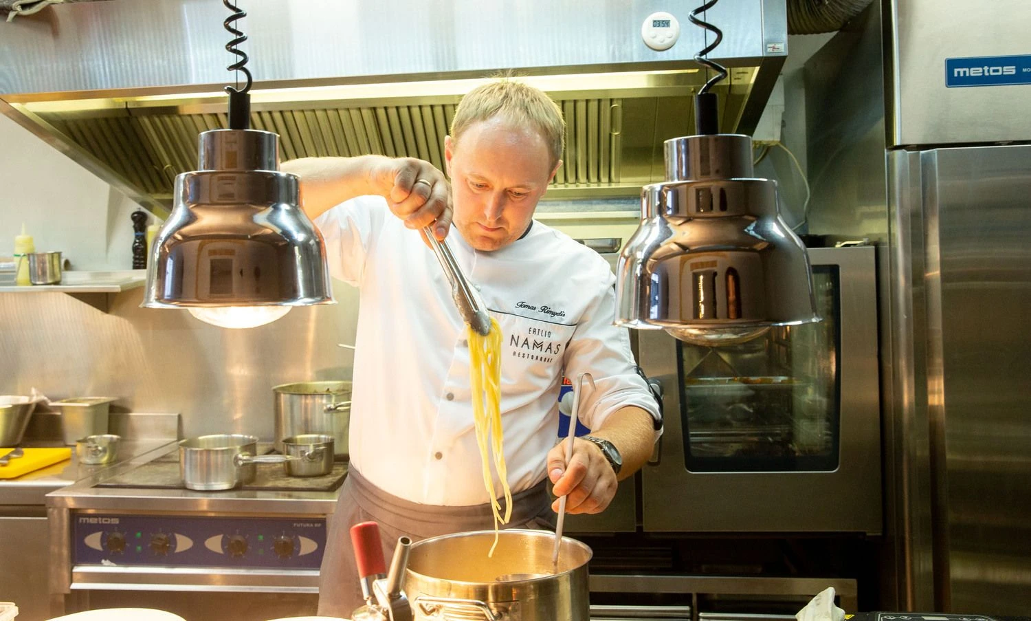 Tomas Rimydis, „Ertlio namo“ virtuvės šefas. Juditos Grigelytės (VŽ) nuotr.