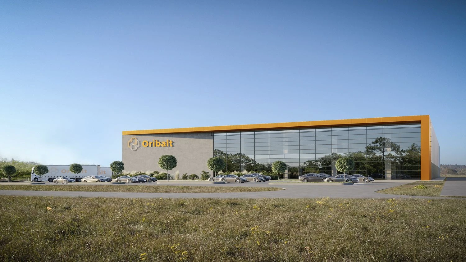 Bendrovės vizualizacija.