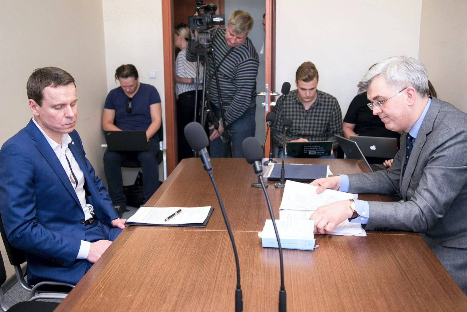 Raimondas Kurlianskis ir  Justas Laucius. Žygimanto Gedvilos (15min.lt) nuotr.