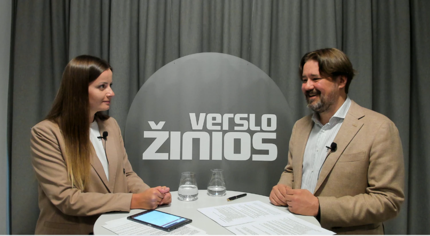 Tomas Milaknis, investuotojas, verslo konsultantas, Gabija Sabaliauskaitė, VŽ „Gazelės“ rubrikos redaktorė.