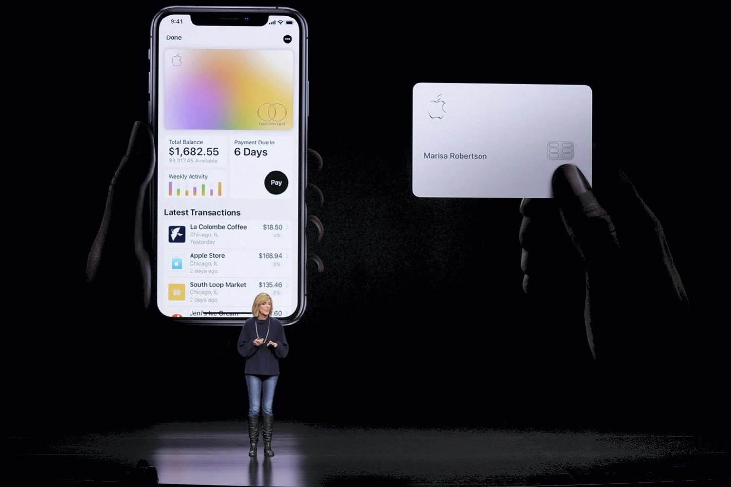„Apple“ savo kredito kortelių koncepciją pristatė šiemet kovą. Tony Avelar (AP/„Scanpix“/„Reuters“) nuotr.  