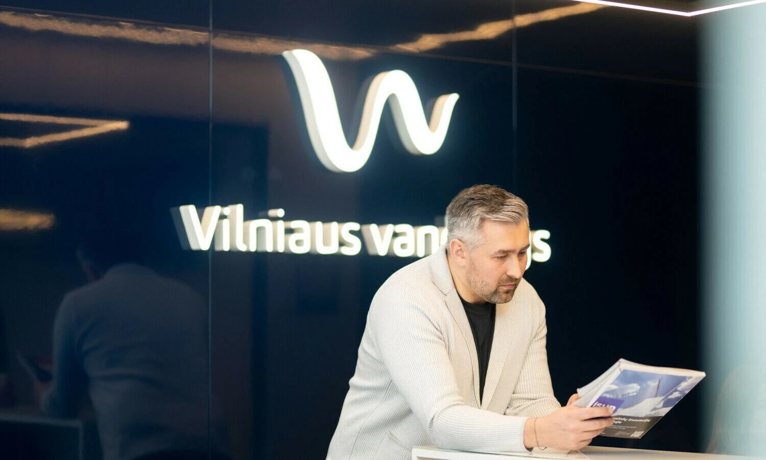 „Vilniaus vandenys” Veiklos atsparumo skyriaus IT saugos įgaliotinis Julius Lisauskas.