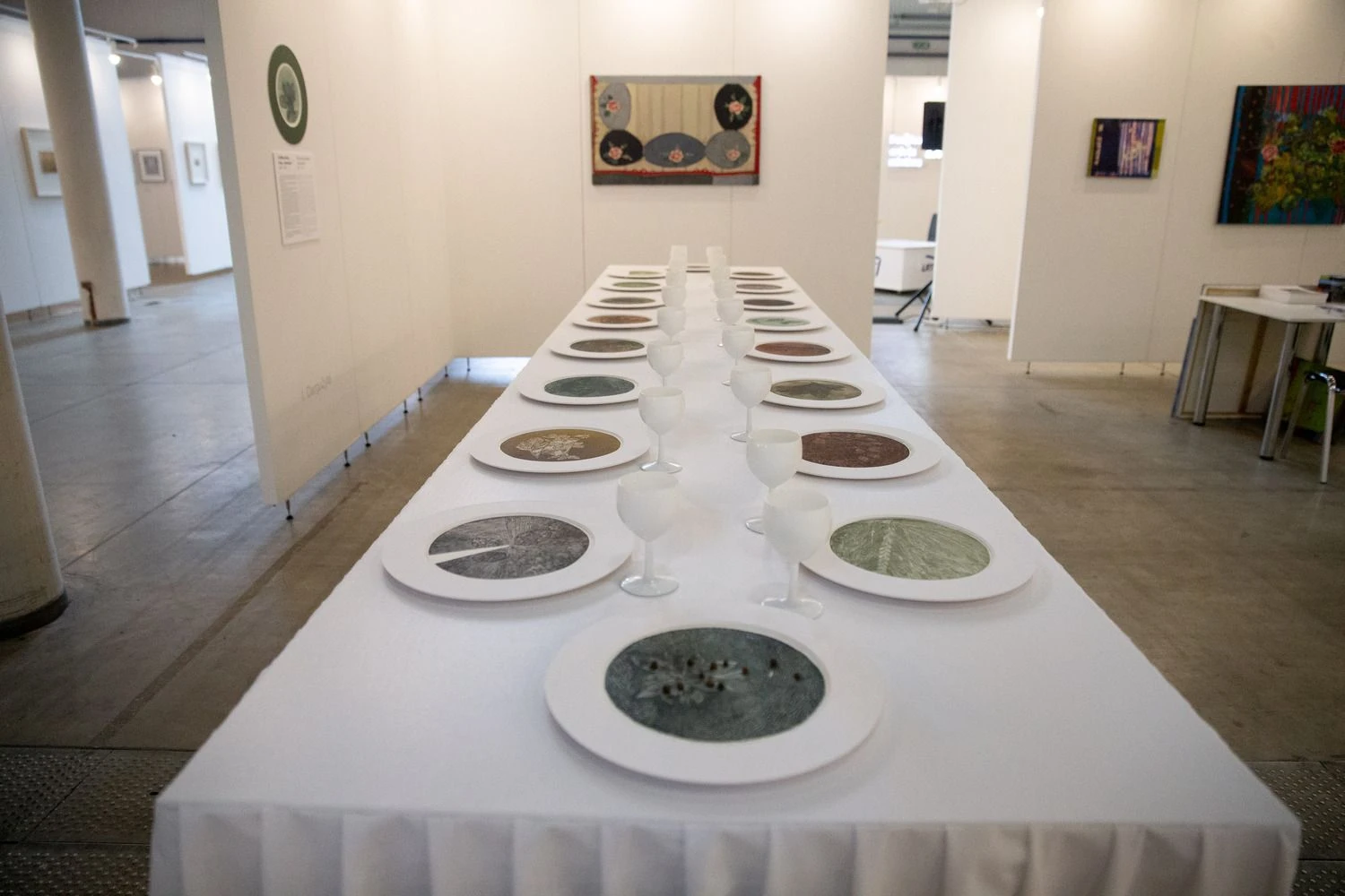 Tarptautinėje šiuolaikinio meno mugėje „ArtVilnius’20“. Vladimiro Ivanovo (VŽ) nuotr.