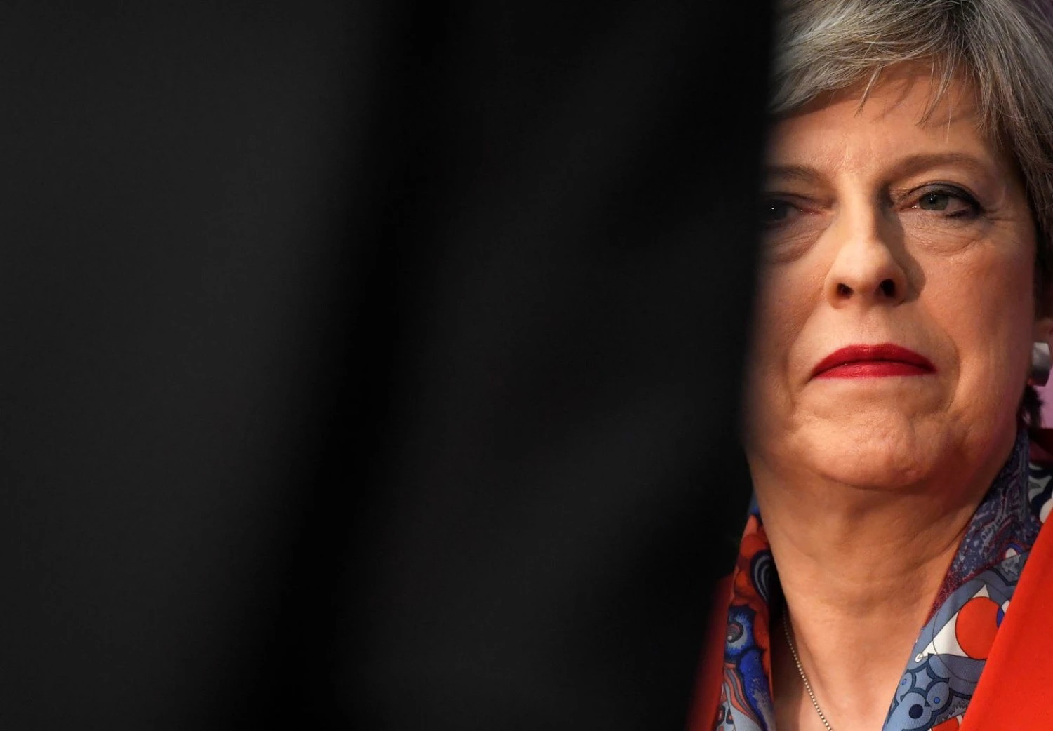Jungtinės Karalystės premjerė Theresa May. Toby'io Melville'o („Reuters“/„Scanpix“) nuotr.
