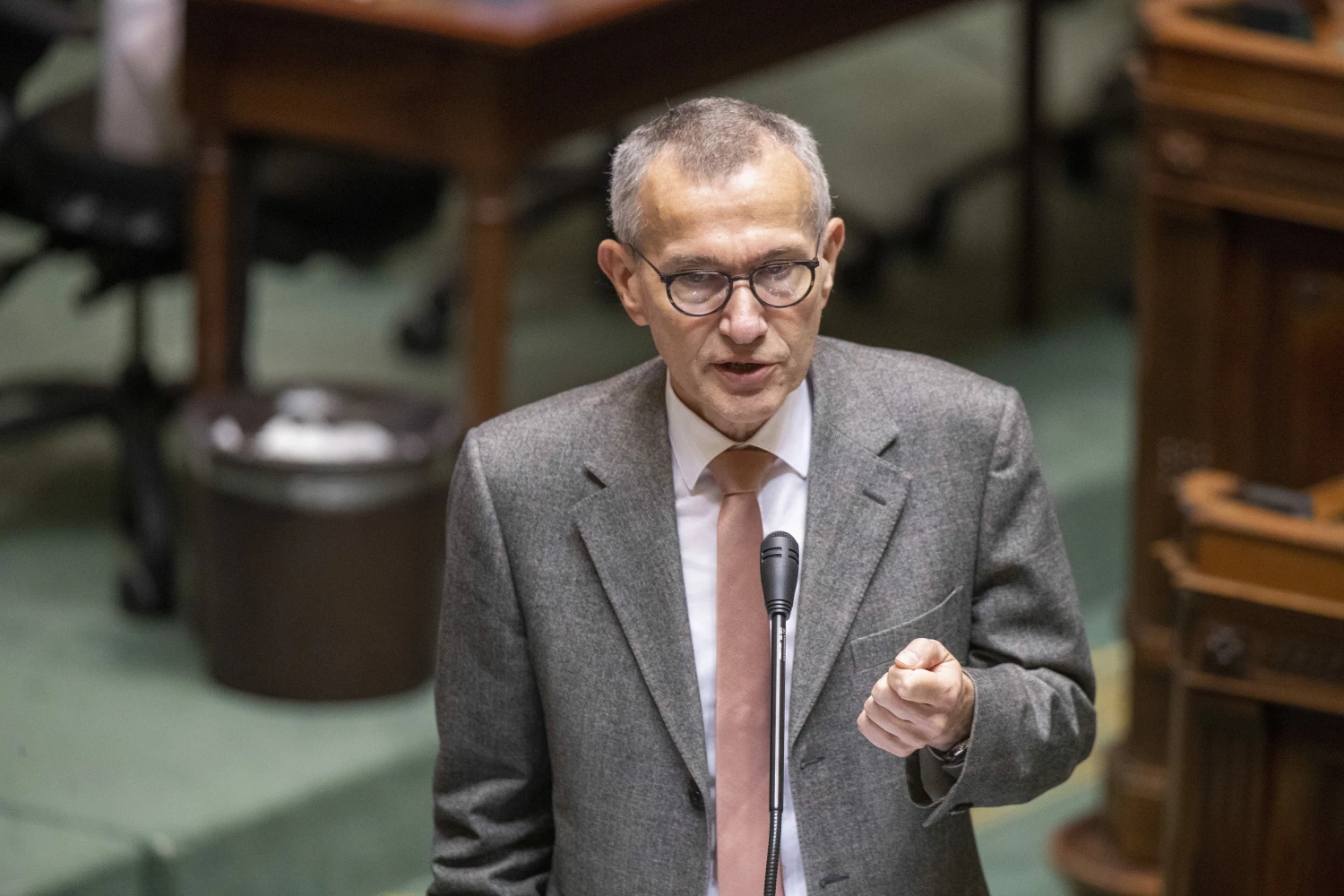 Belgijos sveikatos apsaugos ministras F. Vandenbroucke. Nicolas Maeterlincko („Belga“ / ZUMA Press / „Scanpix“) nuotr.