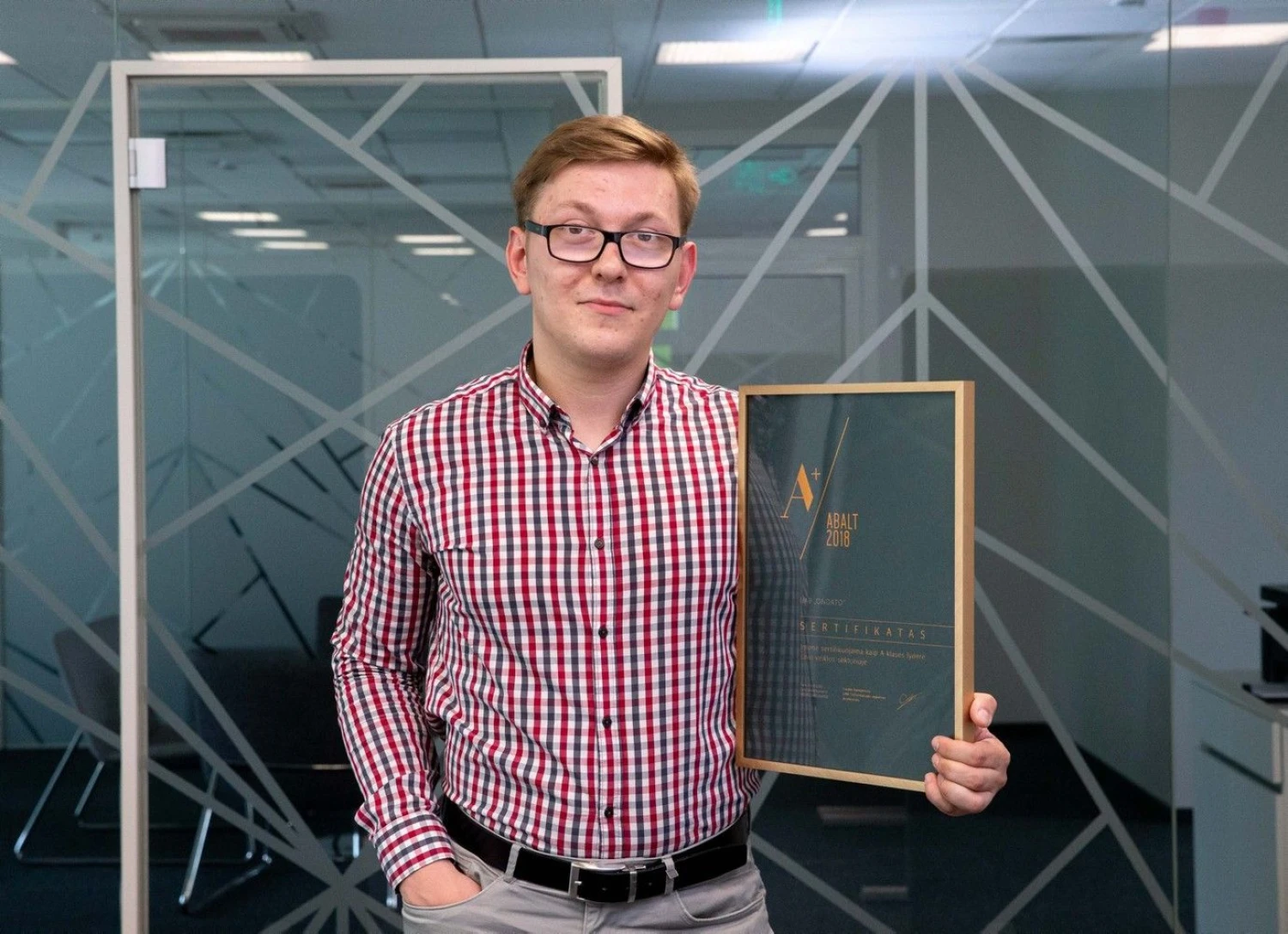 Aleksandras Jackevičius, UAB „Informacijos registras“, valdančios išmanios informacijos portalą „Abalt.lt“ produkto vadovas. Juditos Grigelytės (VŽ) nuotr.