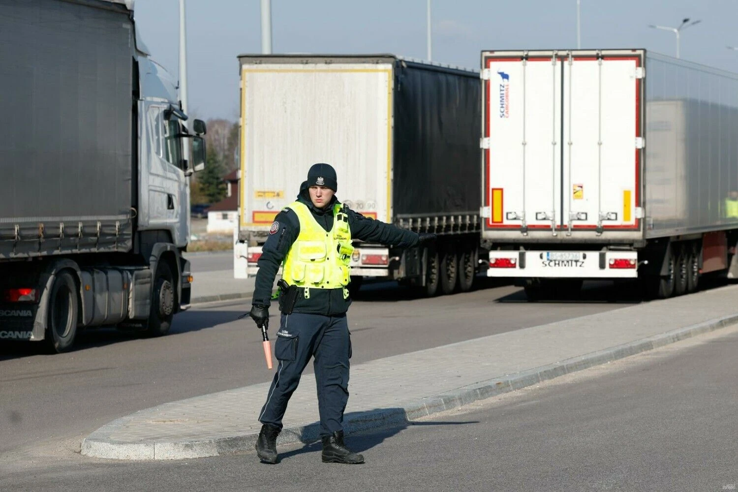 Neseniai Lietuvos vežėjus stabdė lenkai, nuo birželio stabdys ir vokiečiai. Juditos Grigelytės (VŽ) nuotr.