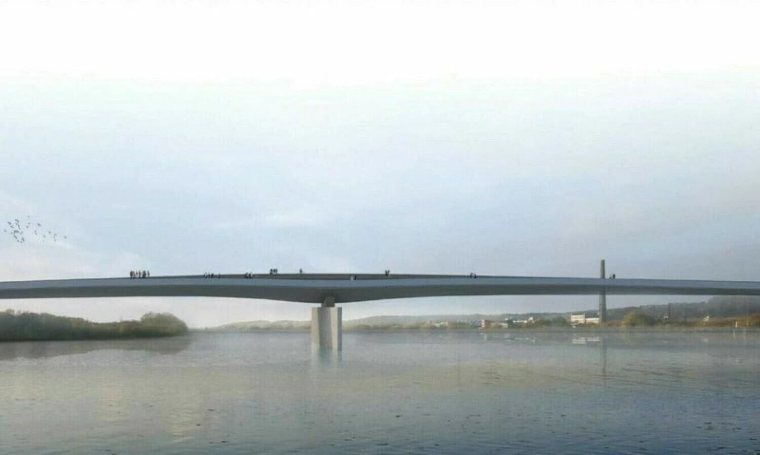 Kėdainių tiltas. Kauno m. savivaldybės vizualizacija.