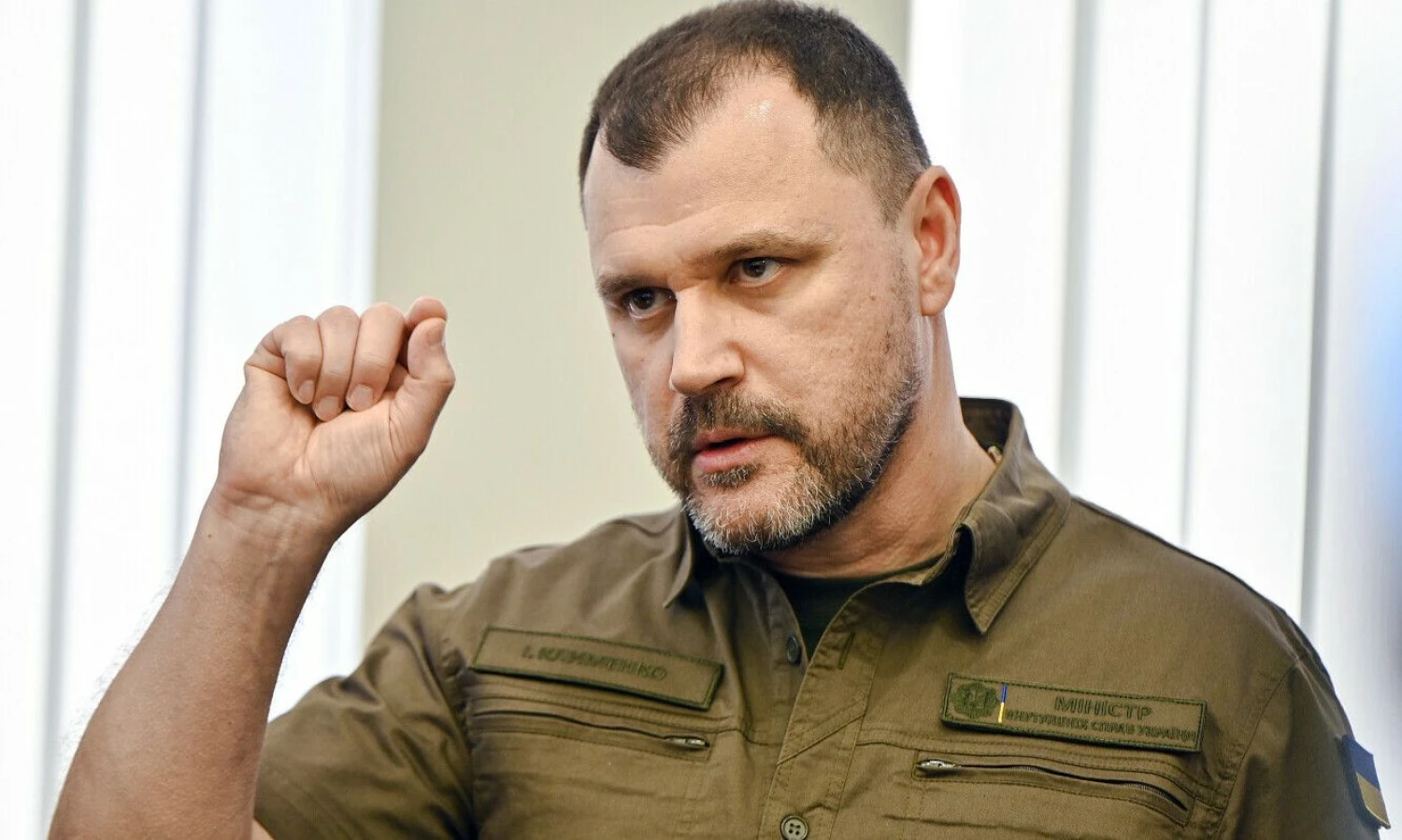 Ukrainos vidaus reikalų ministras Ihoris Klymenka. Anastasios Smolienko („Ukrinform“ / „ZUMA Press Wire“ / „Scanpix“) nuotr.