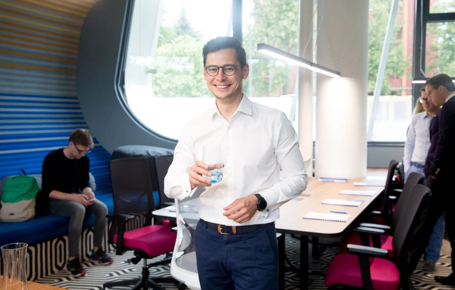 Pasirašoma UAB „Millo Appliances“ investavimo sutartis. Juditos Grigelytės (VŽ) nuotr.