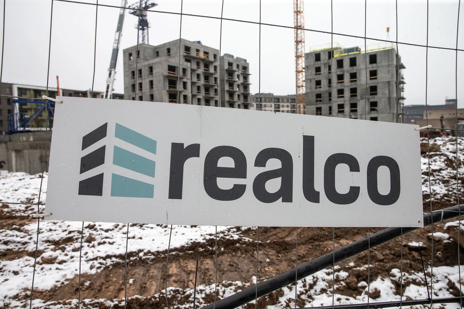 Vilniuje statomas gyvenamųjų namų projektas „Linkmenų ežerai“. Juditos Grigelytės (VŽ) nuotr.