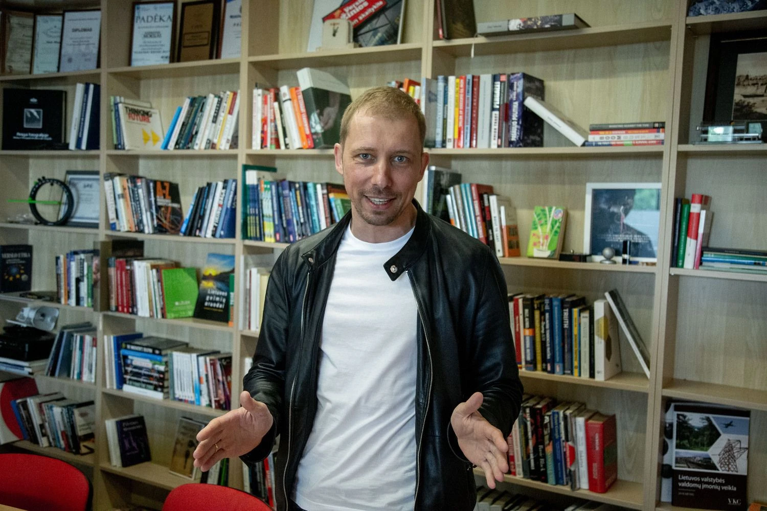 Andrius Baranauskas, pasitraukęs iš „Tele2“ korporacinės komunikacijos direktoriaus Baltijos šalims pareigų, įsteigė reputacijos agentūrą „Winning“. Vladimiro Ivanovo (VŽ) nuotr.