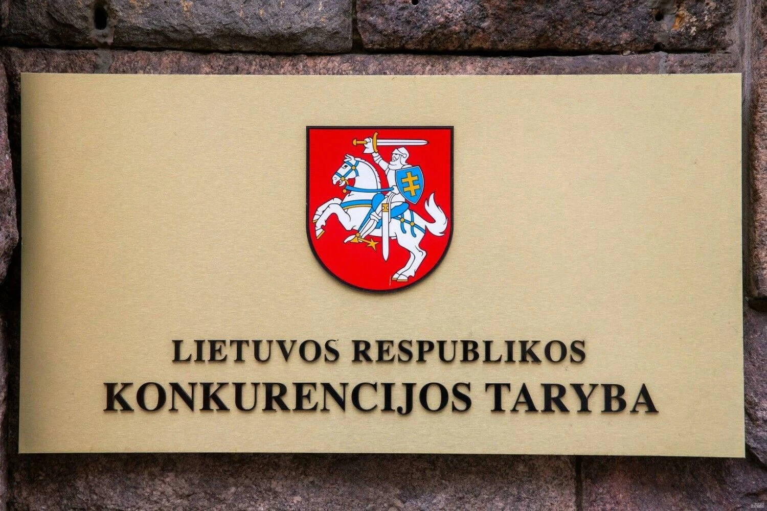Konkurencijos tarybos iškaba. Vladimiro Ivanovo (VŽ) nuotr.