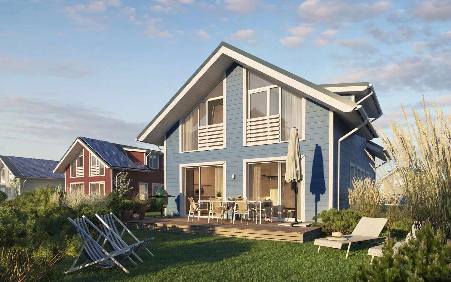 Bendrovės vizualizacija.