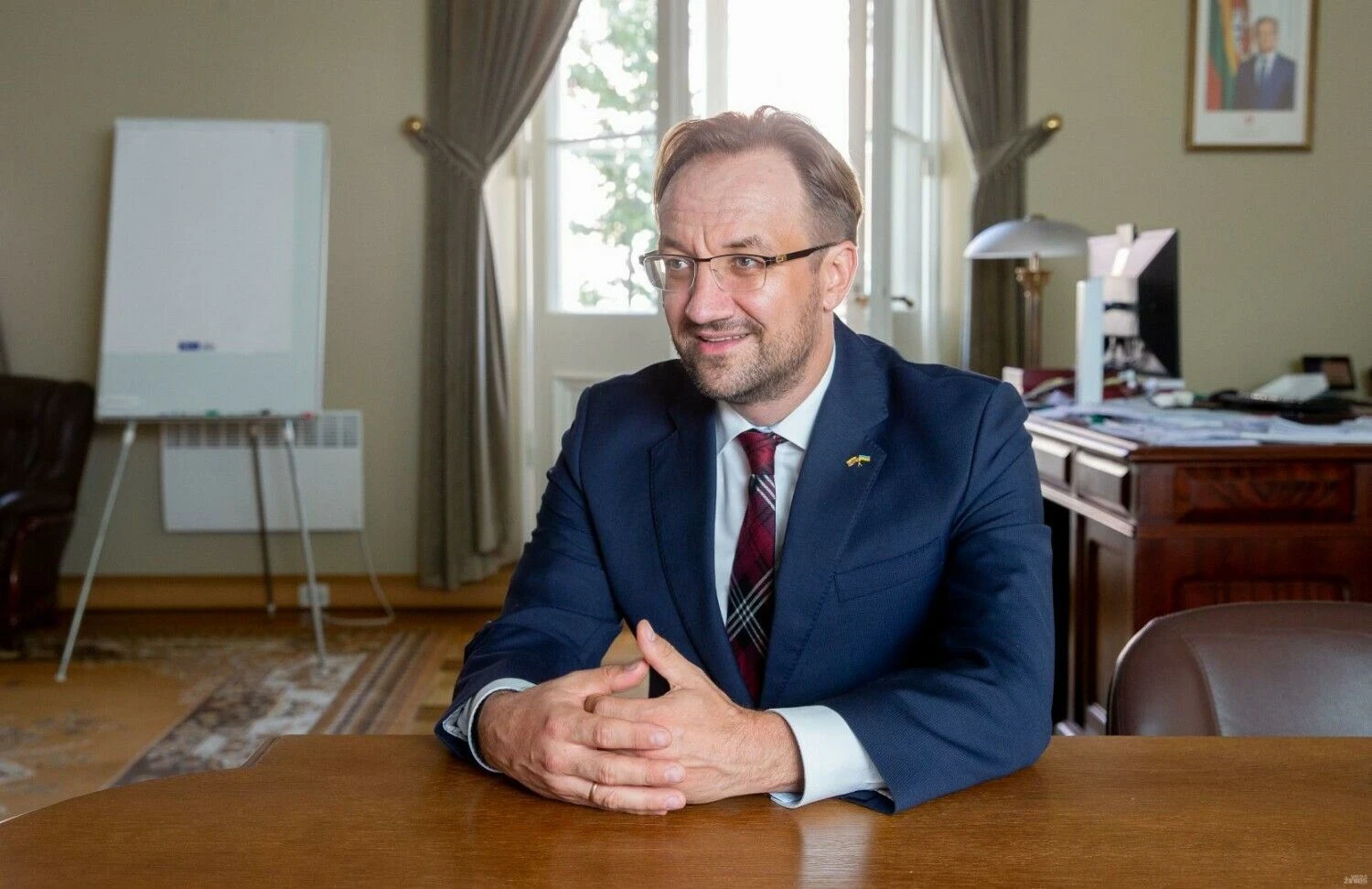 Gediminas Šimkus, Lietuvos banko valdybos pirmininkas. Juditos Grigelytės (VŽ) nuotr.