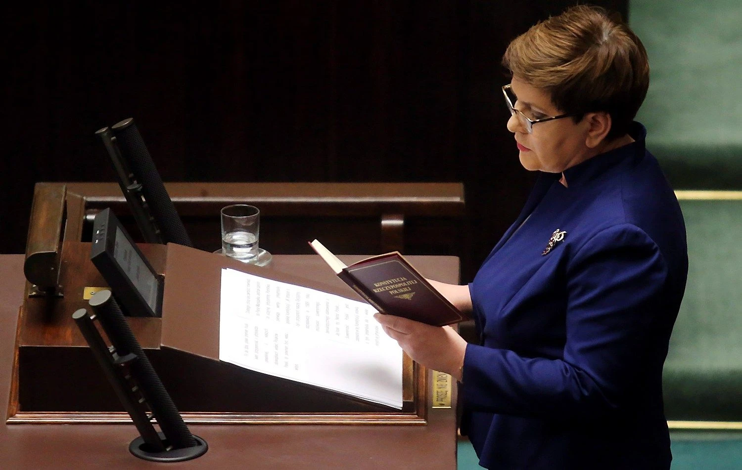 Beata Szydlo, Lenkijos premjerė. Kuba Atys („Agencja Gazeta“ / „Scanpix“) nuotr.