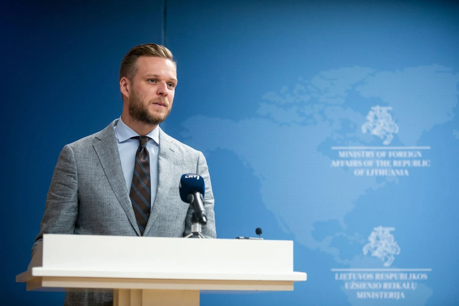 UR ministras Gabrielius Landsbergis. Žygimanto Gedvilos („15min.lt“/„Scanpix“) nuotr. 