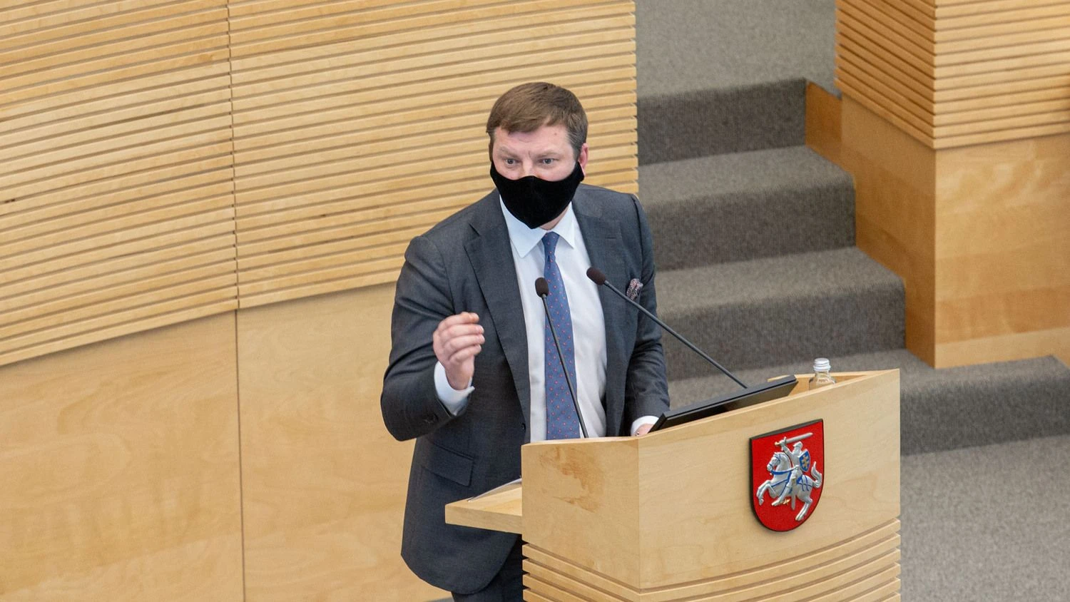 Vilius Šapoka, finansų ministras. Juditos Grigelytės (VŽ) nuotr.