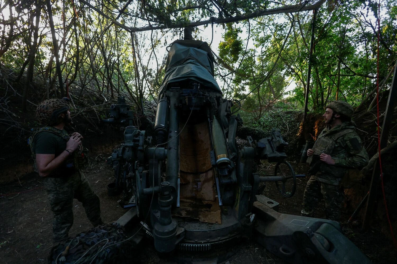 Ukrainos kariai Donecko srityje. Valentyno Ogirenko („Reuters“/„Scanpix“) nuotr.