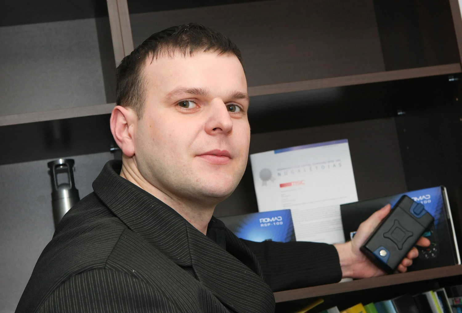 Vidmantas Liutkauskas, UAB „Mobiliuju Sprendimu Centras“ direktorius. Roberto Misiukonio nuotr.
