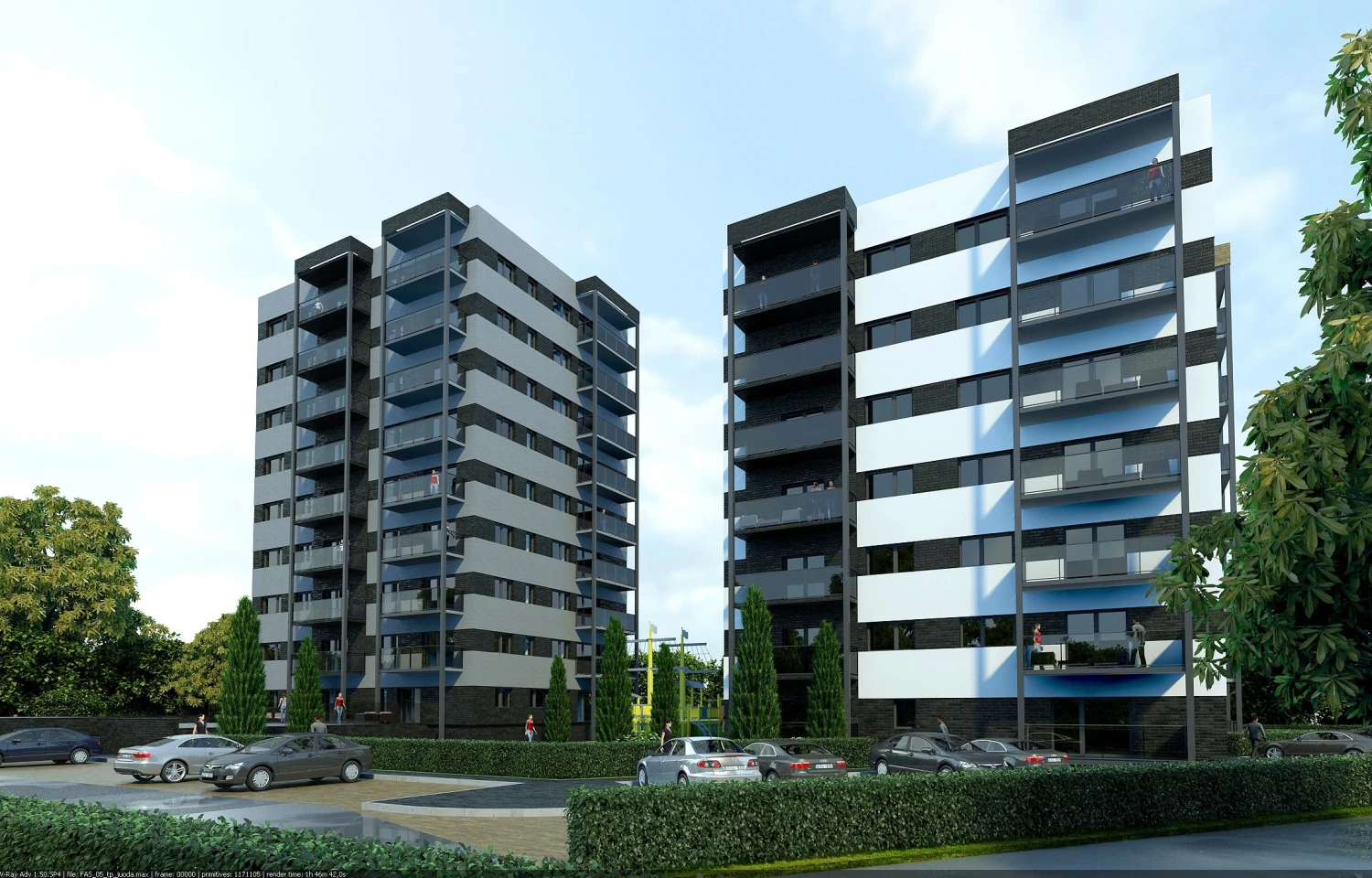 Investicijos į „Žaliakalnio namus“ sieks apie 3 mln. Eur.
UAB „Fasarema“ vizualizacija