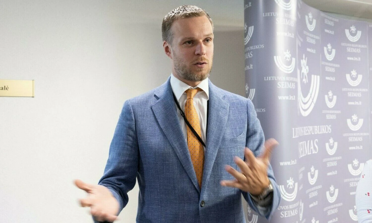 Gabrielius Landsbergis, užsienio reikalų ministras. Juditos Grigelytės (VŽ) nuotr.