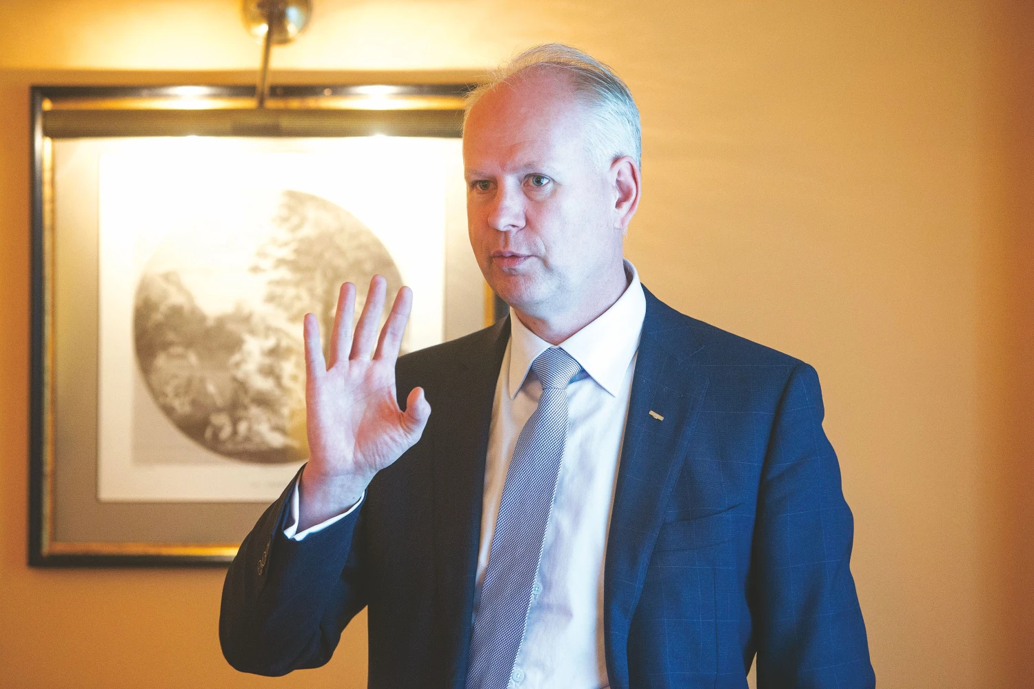 Rolandas Viršilas, „Švyturio-Utenos alaus“ generalinis direktorius: „Mūsų žiniomis, „Nielsen“ nuo šių metų pakeitė tam tikras metodologijas ir tai galėjo turėti įtakos jų tyrimų rezultatams.“ Juditos Grigelytės (VŽ) nuotr.