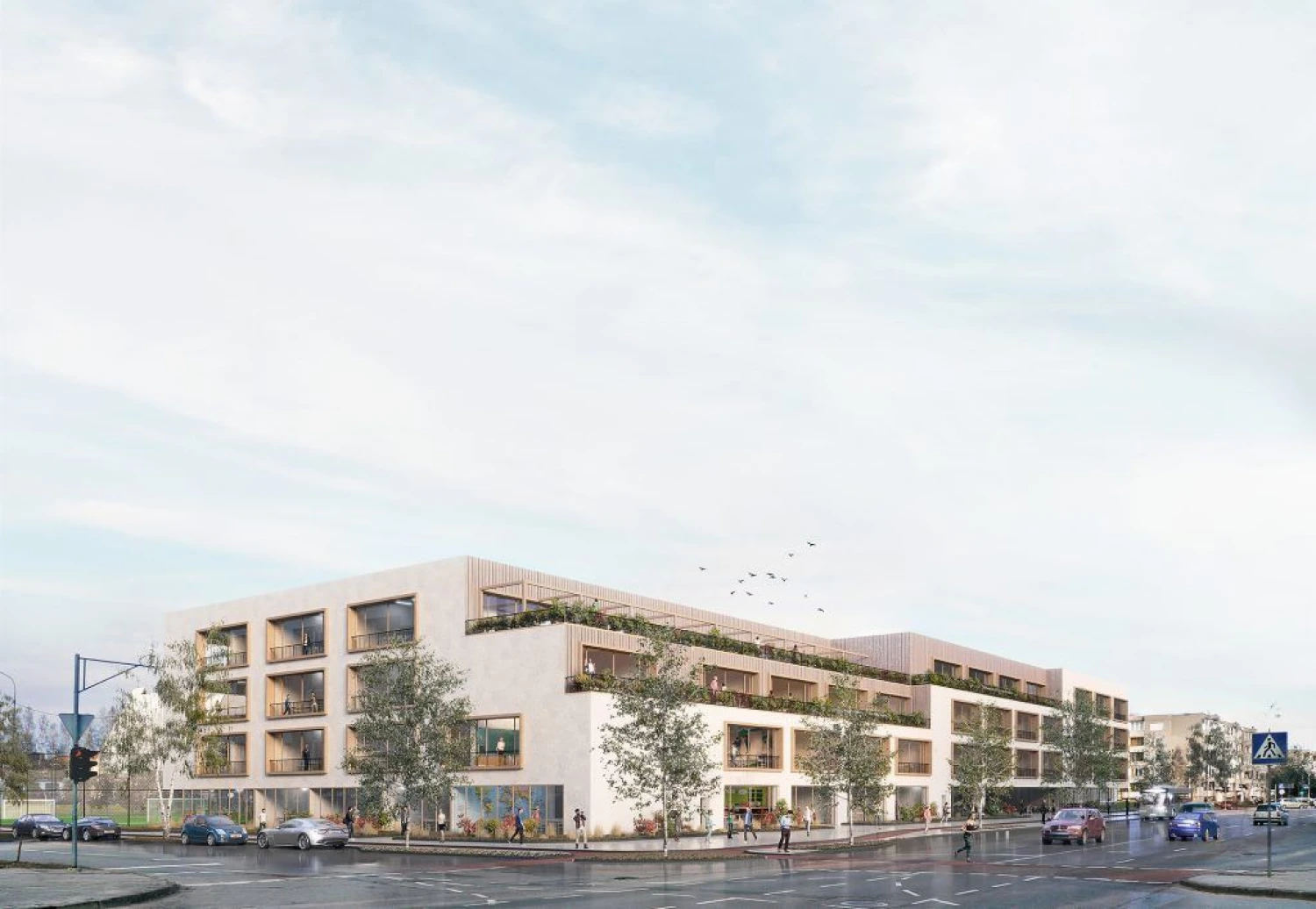 „DO architects“ „Mokslo aikštės“ vizualizacija. 