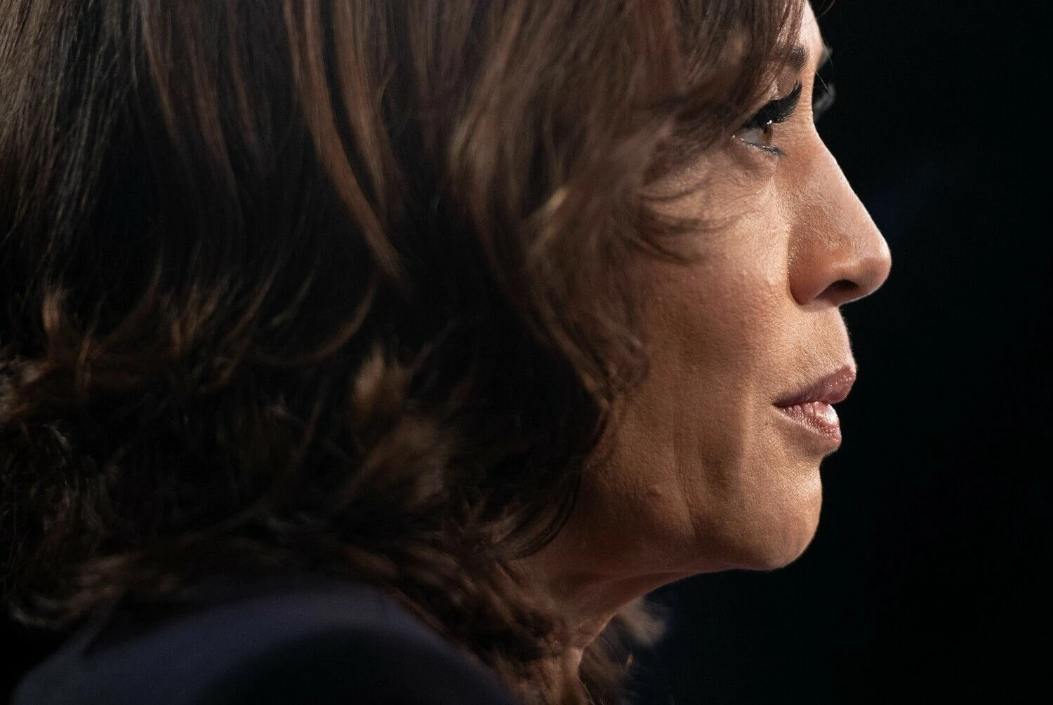 Kamala Harris, JAV viceprezidentė. Soulo Loebo (AFP / „Scanpix“) nuotr.