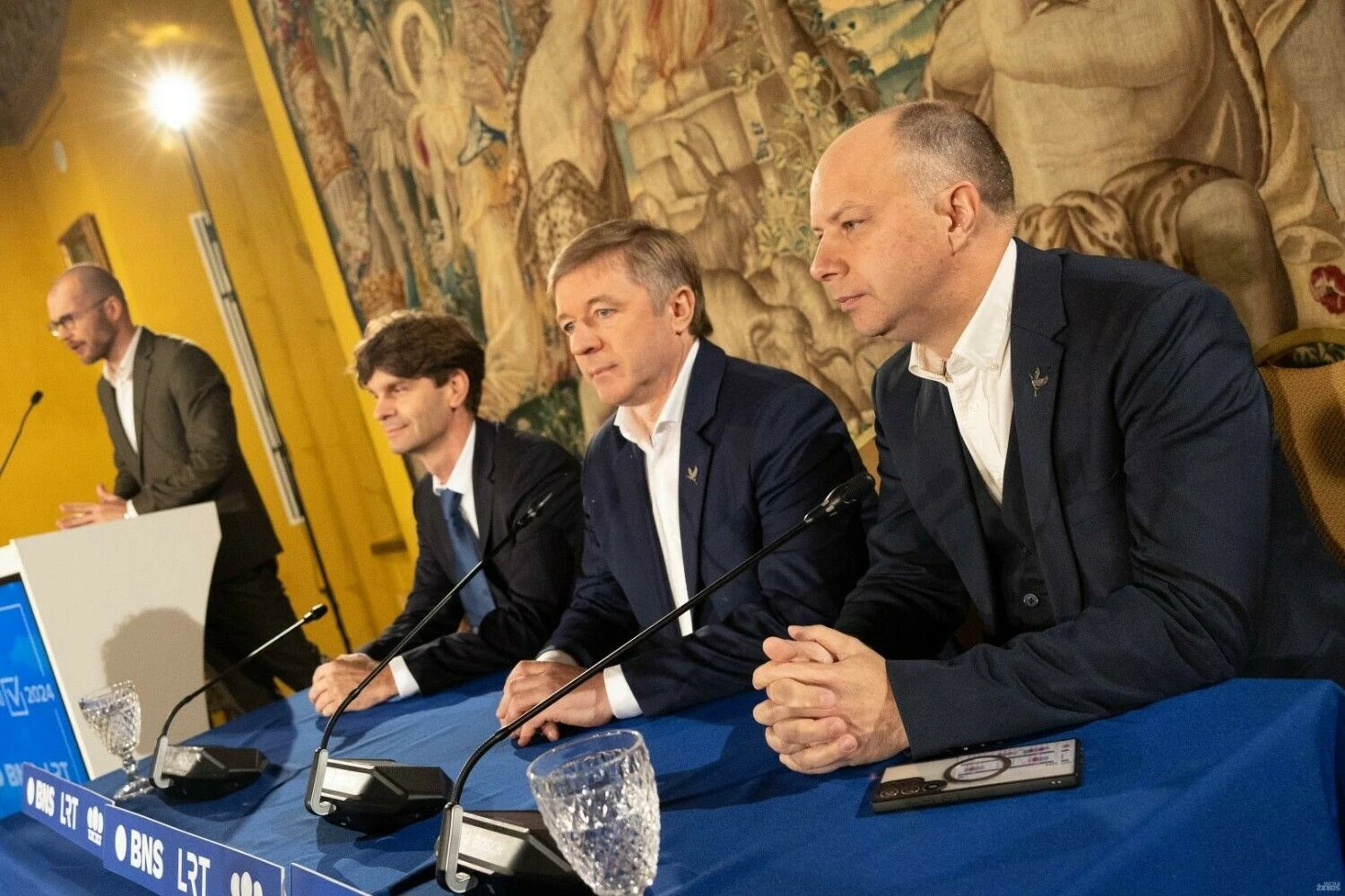 Lietuvos valstiečių ir žaliųjų sąjungos spaudos konferencija. Juditos Grigelytės (VŽ) nuotr.