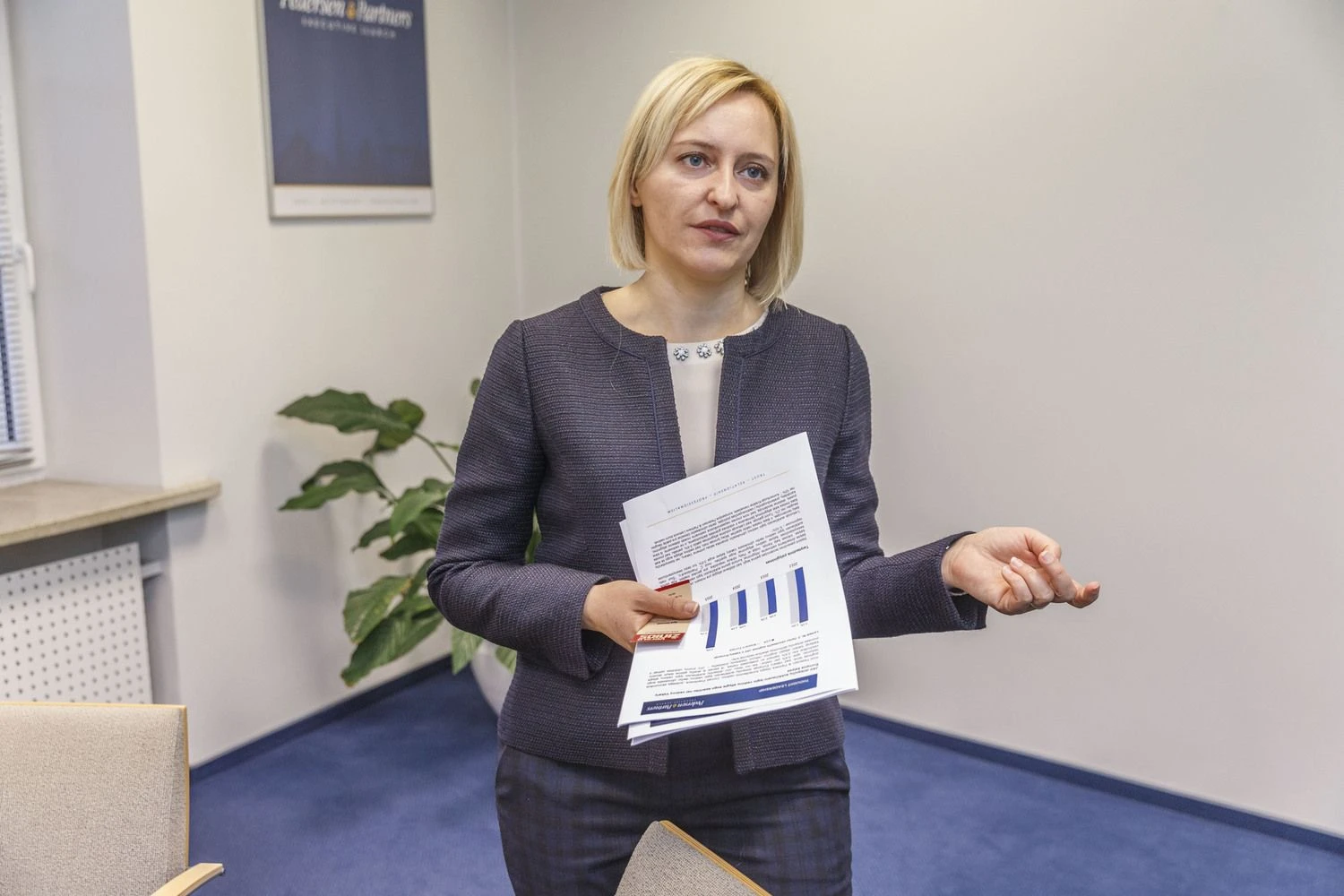 Kristina Vaivadaitė, vadovų paieškos ir atrankos UAB „Pedersen & Partners“ biuro Lietuvoje generalinė direktorė, sako, kad bendrovės dažniausiai ieško kandidatų 35–45 metų amžiaus grupėje.
Vladimiro Ivanovo (VŽ) nuotr.