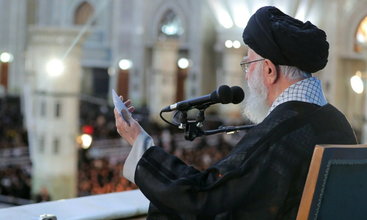 A. Khamenei, Irano aukščiausiasis lyderis. (ZUMA/„Scanpix“) nuotr.