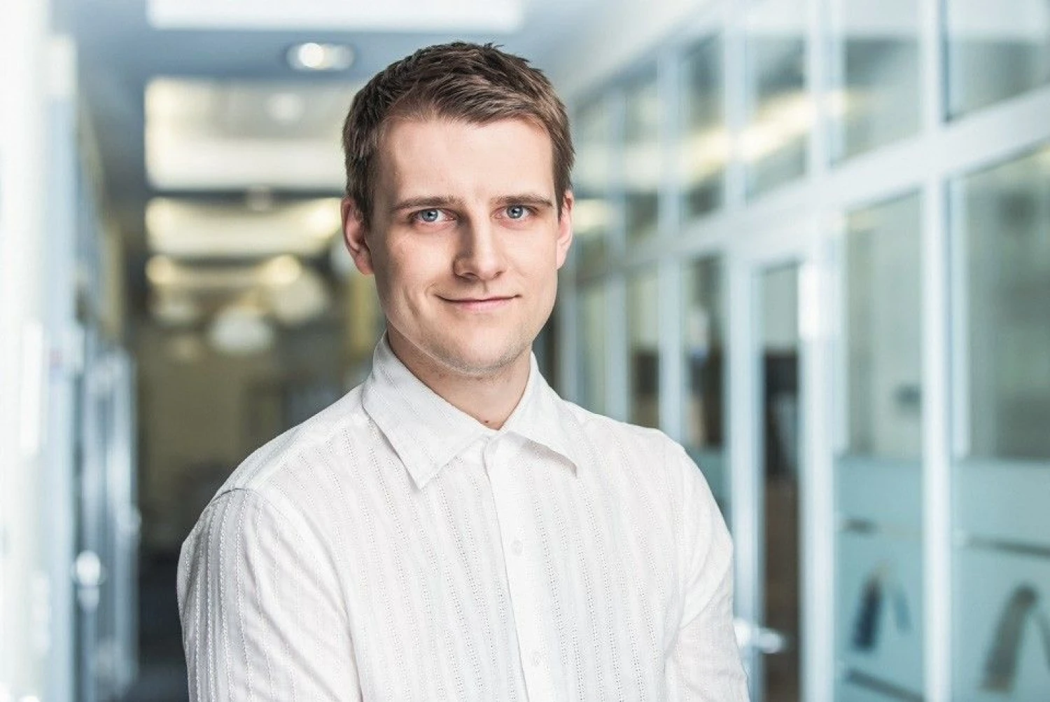 „Blue Bridge“ vyresnysis sistemų inžinierius Audrius Biveinis.