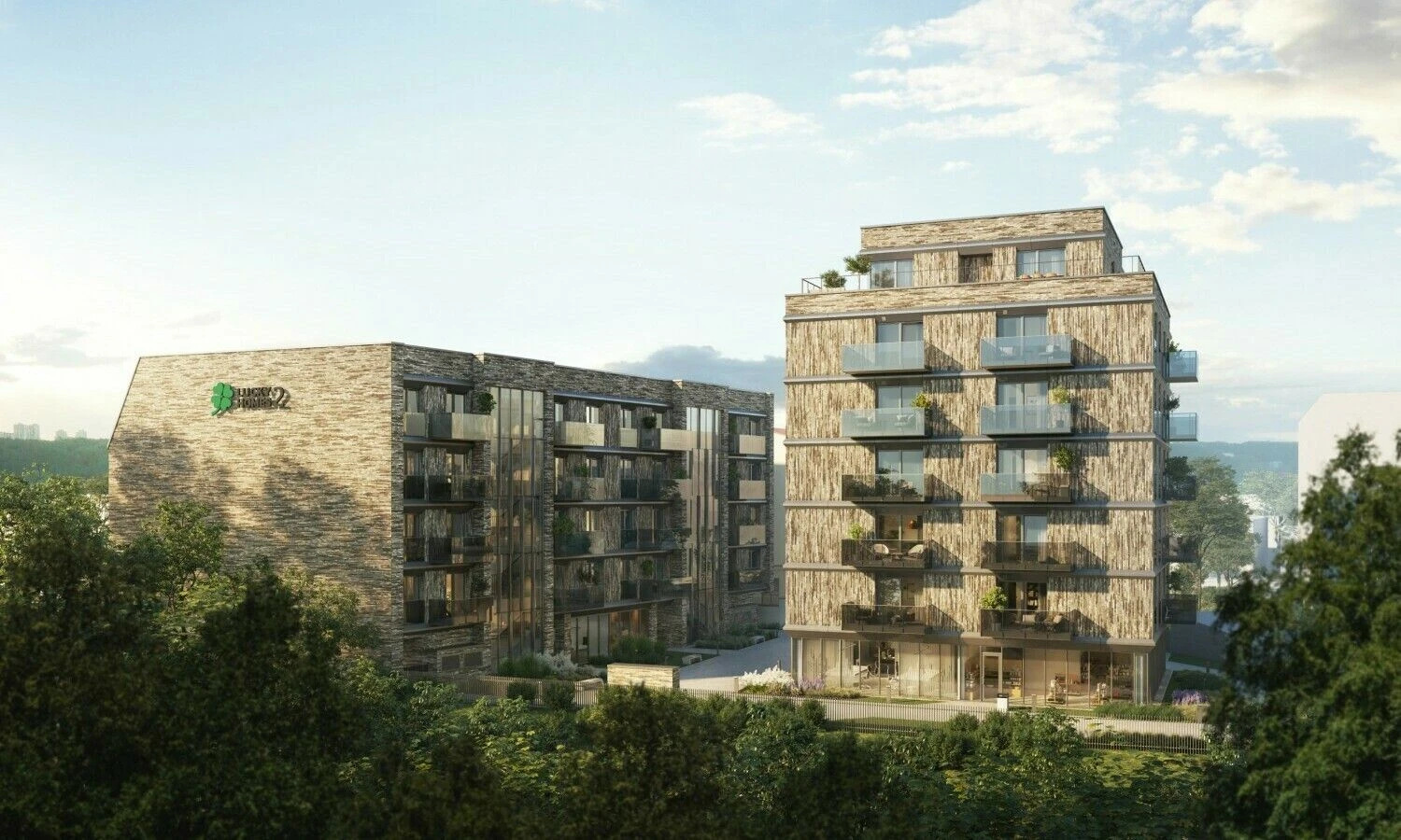 Sostinės Kalvarijų g. statomas daugiabutis „Lucky Homes 2“. Statytojo vizualizacija.