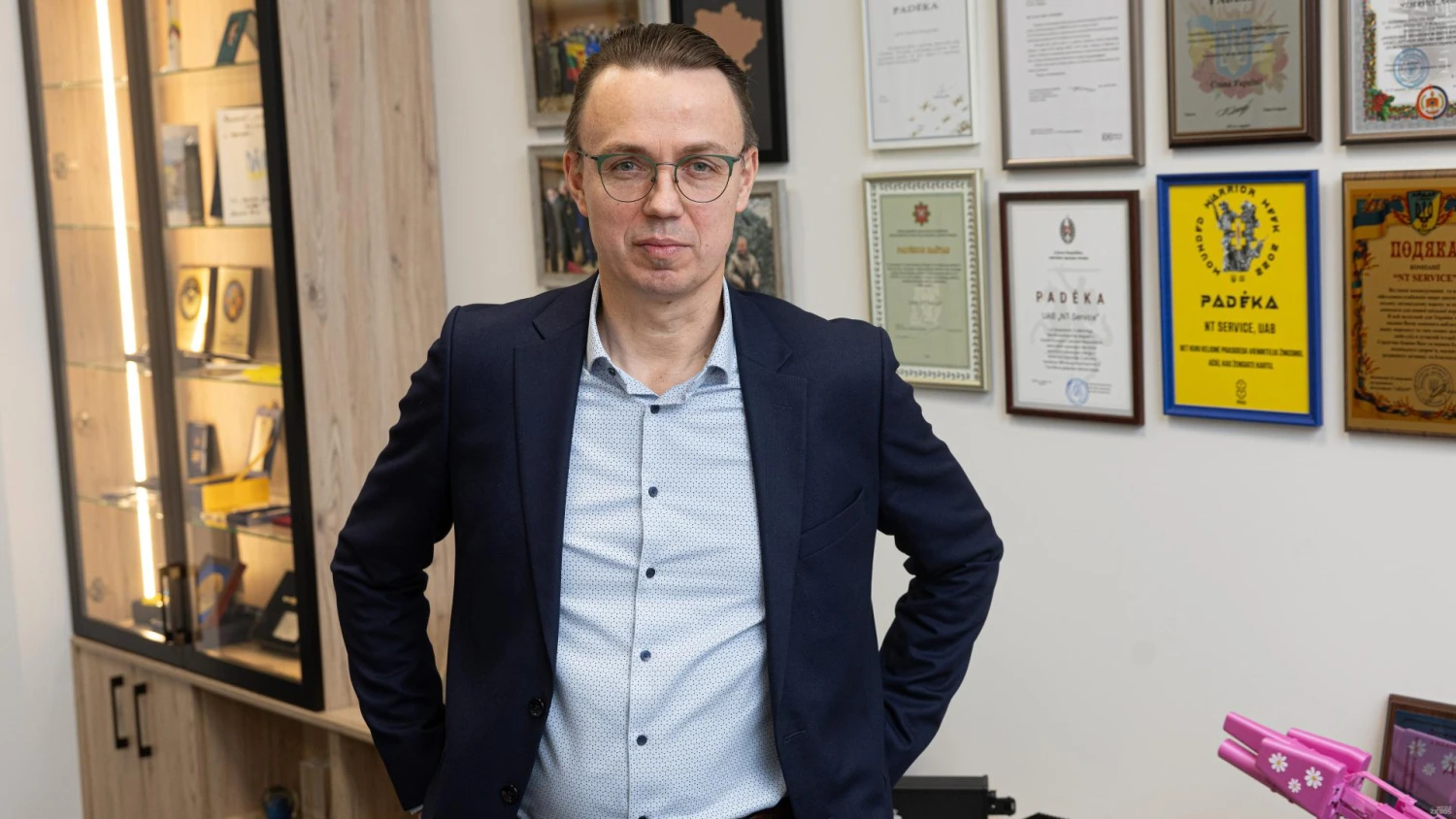 Egidijus Šilanskas, telekomunikacinių sistemų priežiūros ir gynybos pramonės UAB „NT Service“ generalinis direktorius. Vladimiro Ivanovo (VŽ) nuotr.