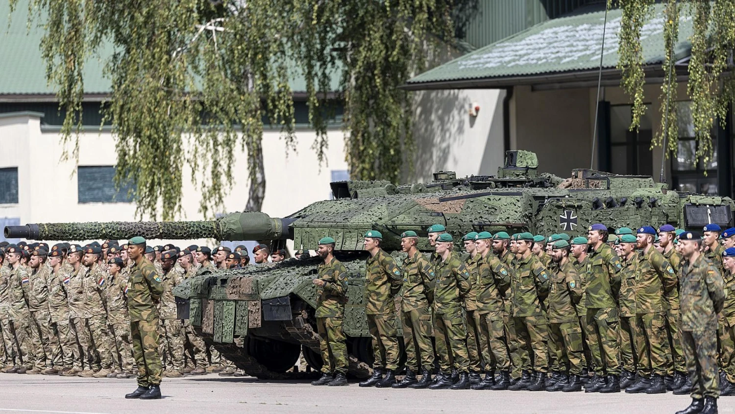 Vokiečiu karinė technika. Lietuvos kariuomenės nuotr.