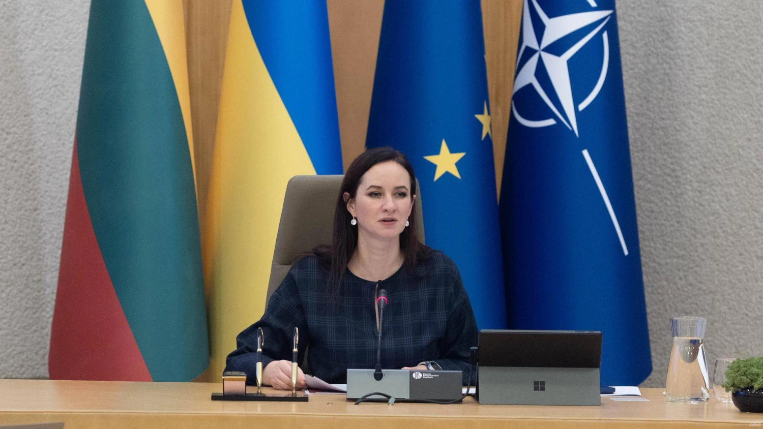 Ministrė pirmininkė Inga Ruginienė. Juditos Grigelytės (VŽ) nuotr.