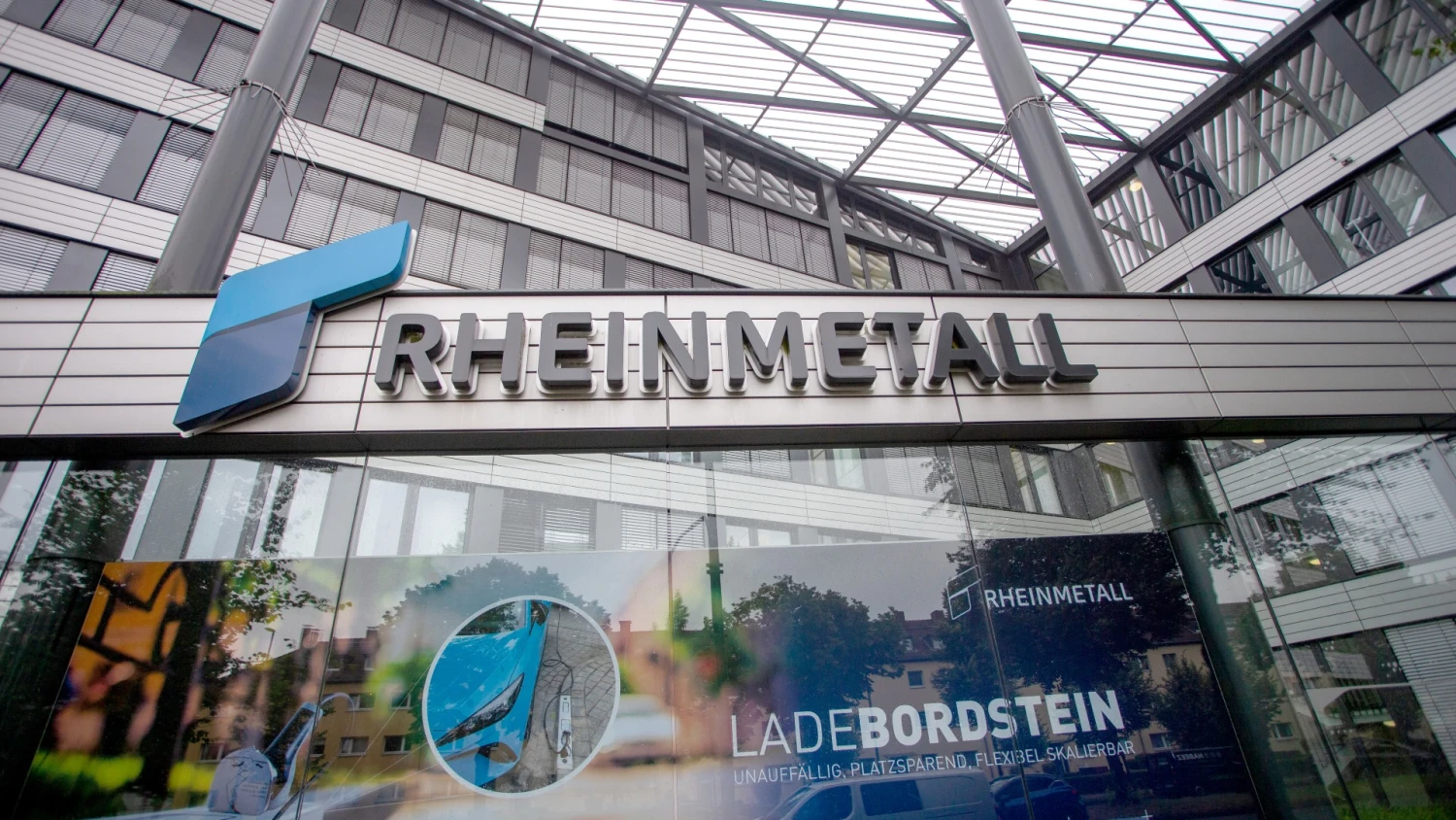 Kompanijos „Rheinmetall“ būstinė Duseldorfe. Thomas Banneyerio (dpa / „Scanpix“) nuotr. 