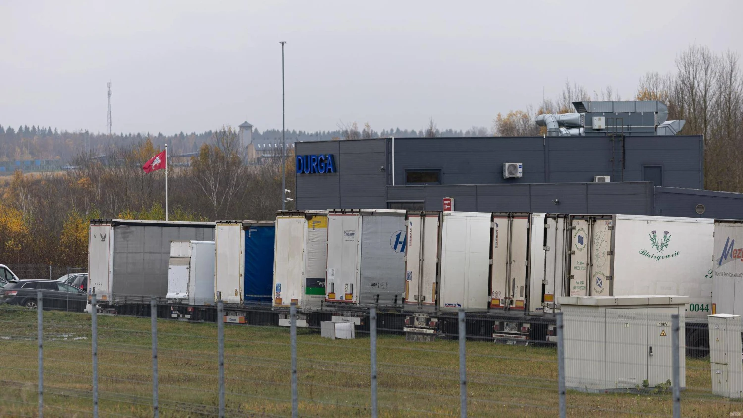 Baltarusijoje įstrigo šimtai vilkikų iš Lietuvos. Juditos Grigelytės (VŽ) nuotr.