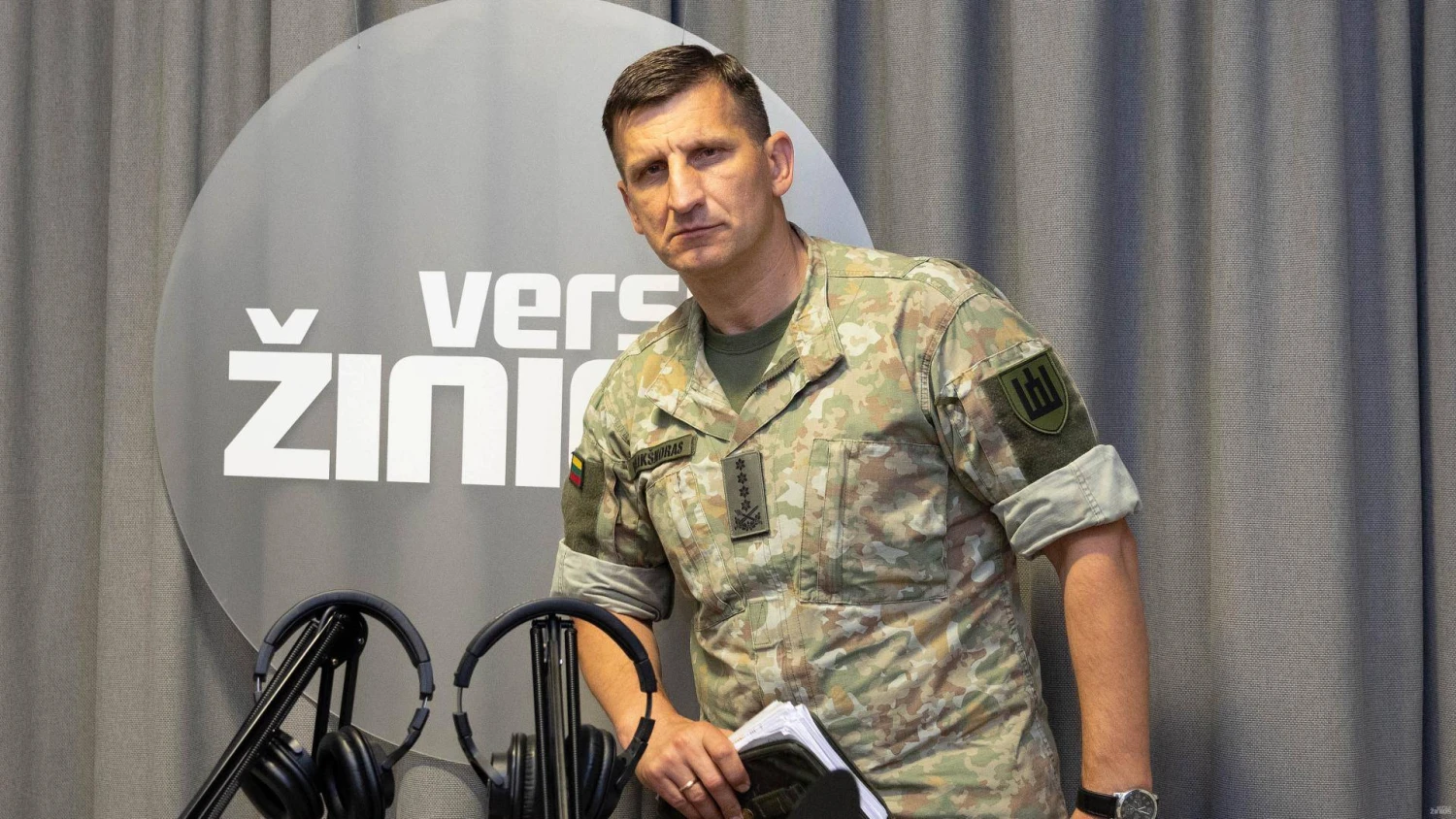 Gen. Raimundas Vaikšnoras, Lietuvos kariuomenės vadas. Juditos Grigelytės (VŽ) nuotr.