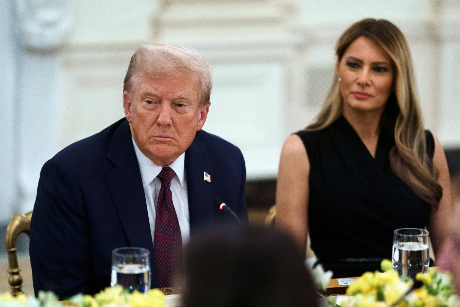 JAV prezidentas D. Trumpas su žmona M. Trump su valstybiniu vizitu vyks į Jungtinę Karalystę. Willo Oliverio (CNP / „Scanpix“) nuotr. 