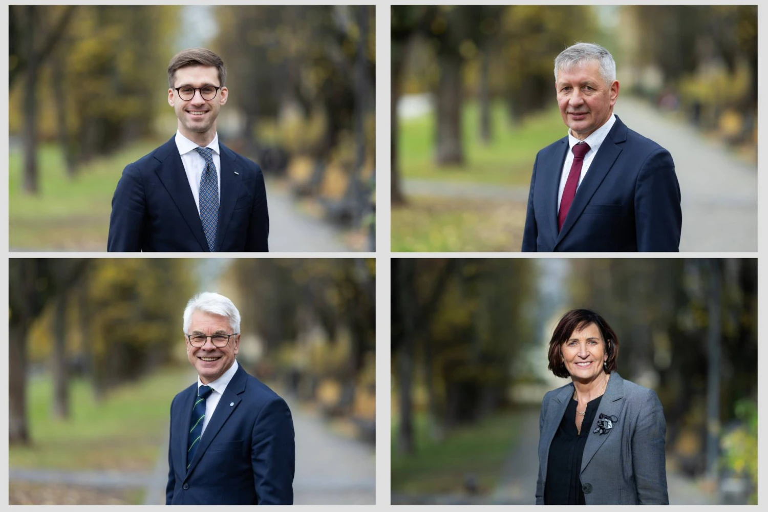 Energetikos ministro komanda: kairėje viršuje – Gabrielis Gorbačevskis, dešinėje – Saulius Petrauskas,
kairėje apačioje – Alvydas Sakavičius, dešinėje – Laima Nagienė. Ministerijos nuotr.