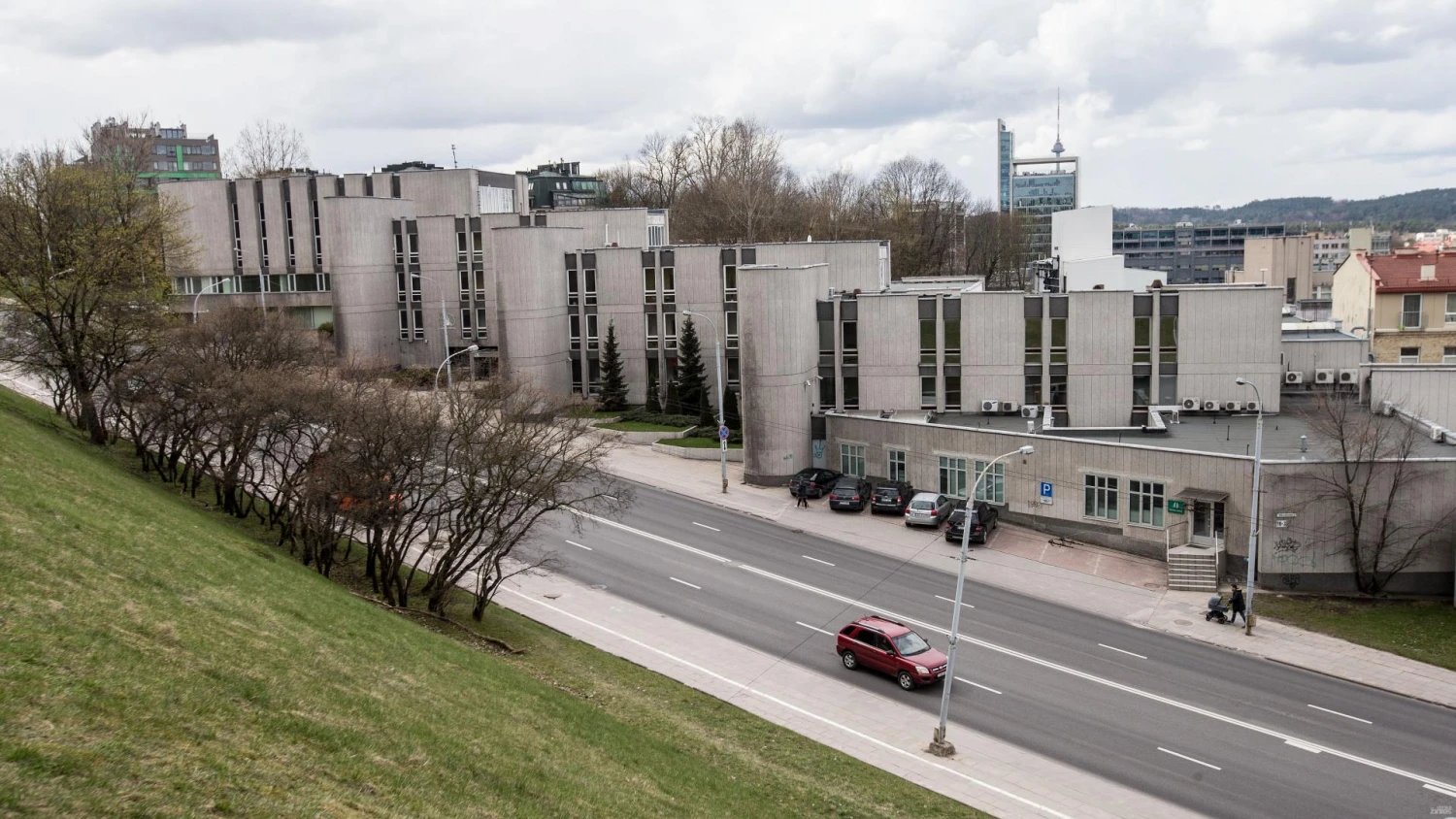 Buvęs Registrų centro padalinio pastatas V. Kudirkos g. 18, Vilniuje. Juditos Grigelytės (VŽ) nuotr.
