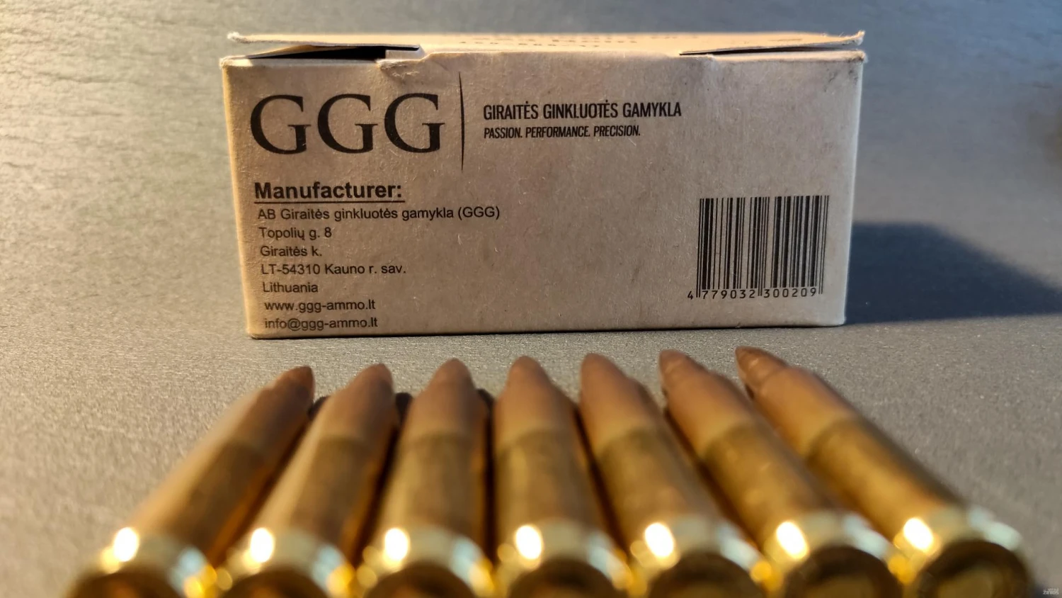 Giraitės ginkluotės gamyklos produkcija, šoviniai. Vladimiro Ivanovo (VŽ) nuotr.