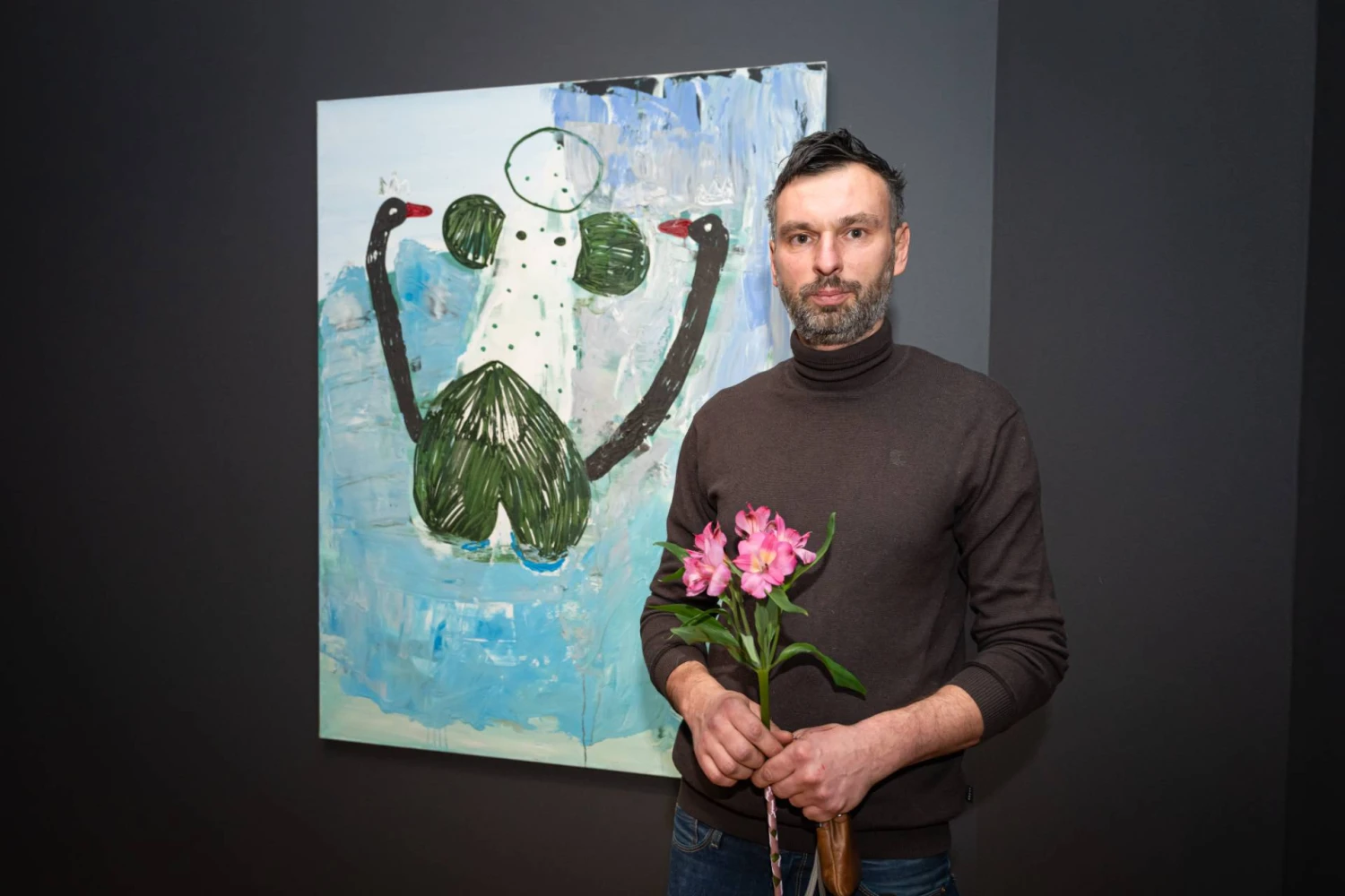 A. Danusevičius parodoje „Suaugę sapnai“. G. Grigėnaitės / LNDM nuotr. 